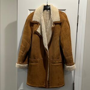 Vintage Sawyer of Napa Shearling Coat With Pockets